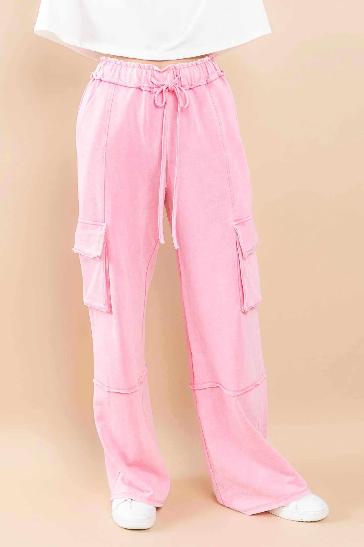 The Minnie Mineral Washed French Terry Pant