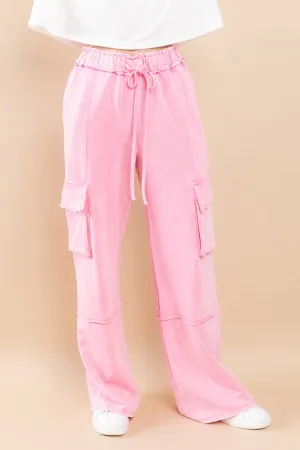 The Minnie Mineral Washed French Terry Pant