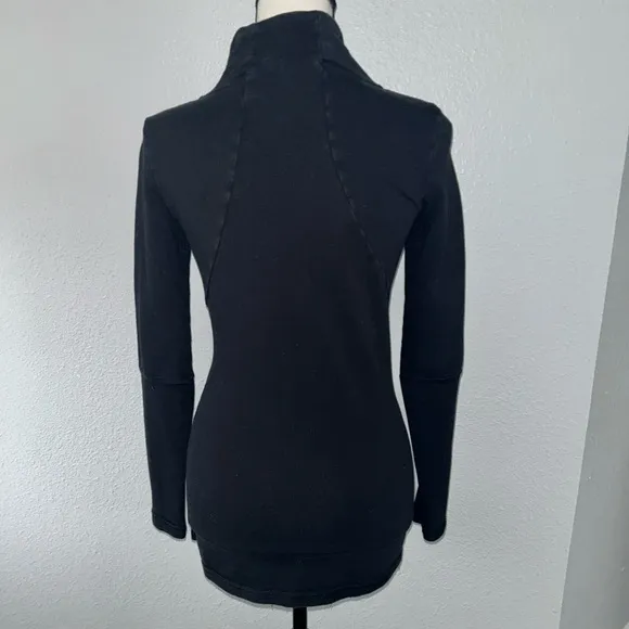 The North Face Wrap-Ture Yoga Black Tunic Full Zip Jacket Size XS