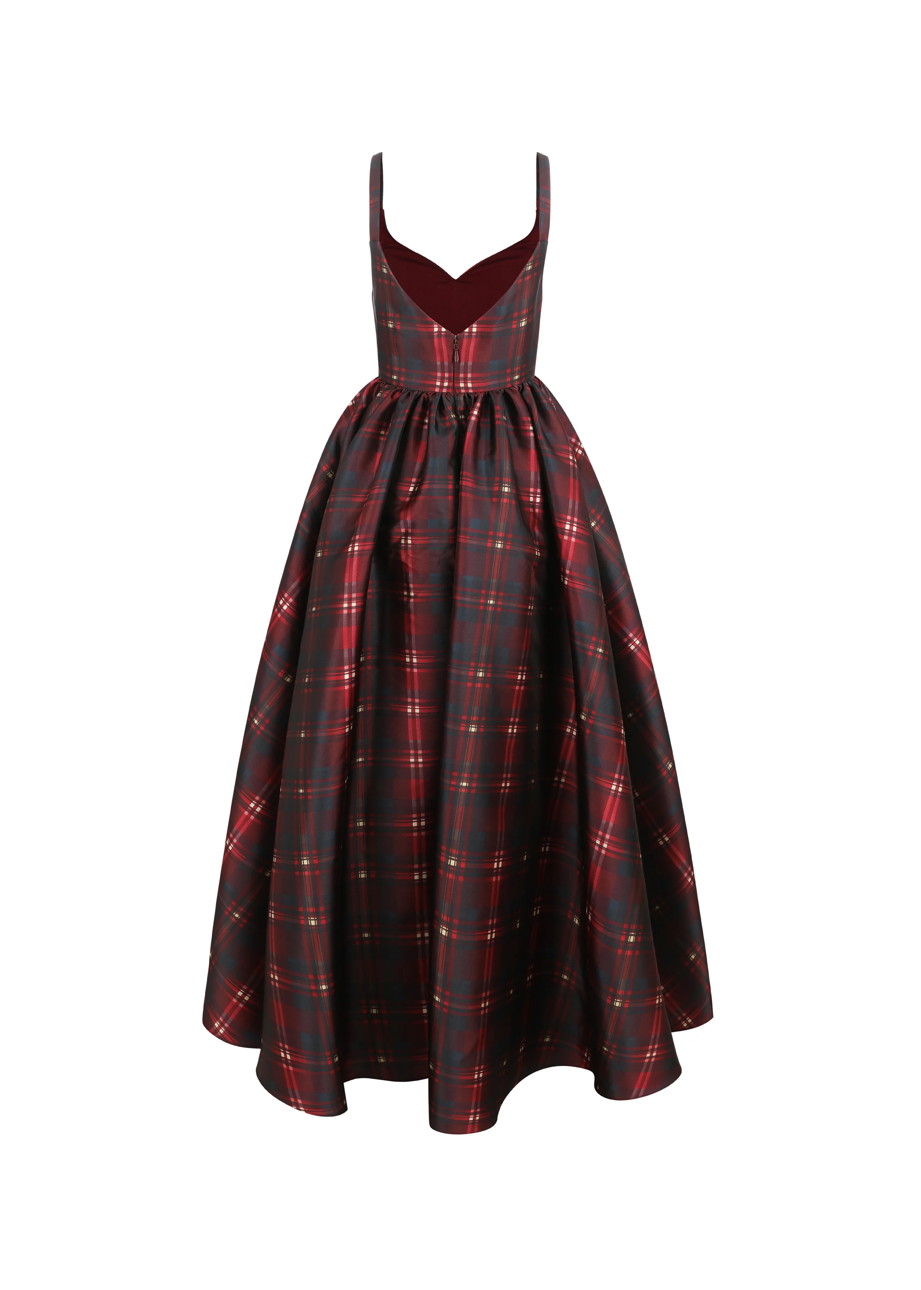 The Rue Cler Dress in Ruby Lacquer