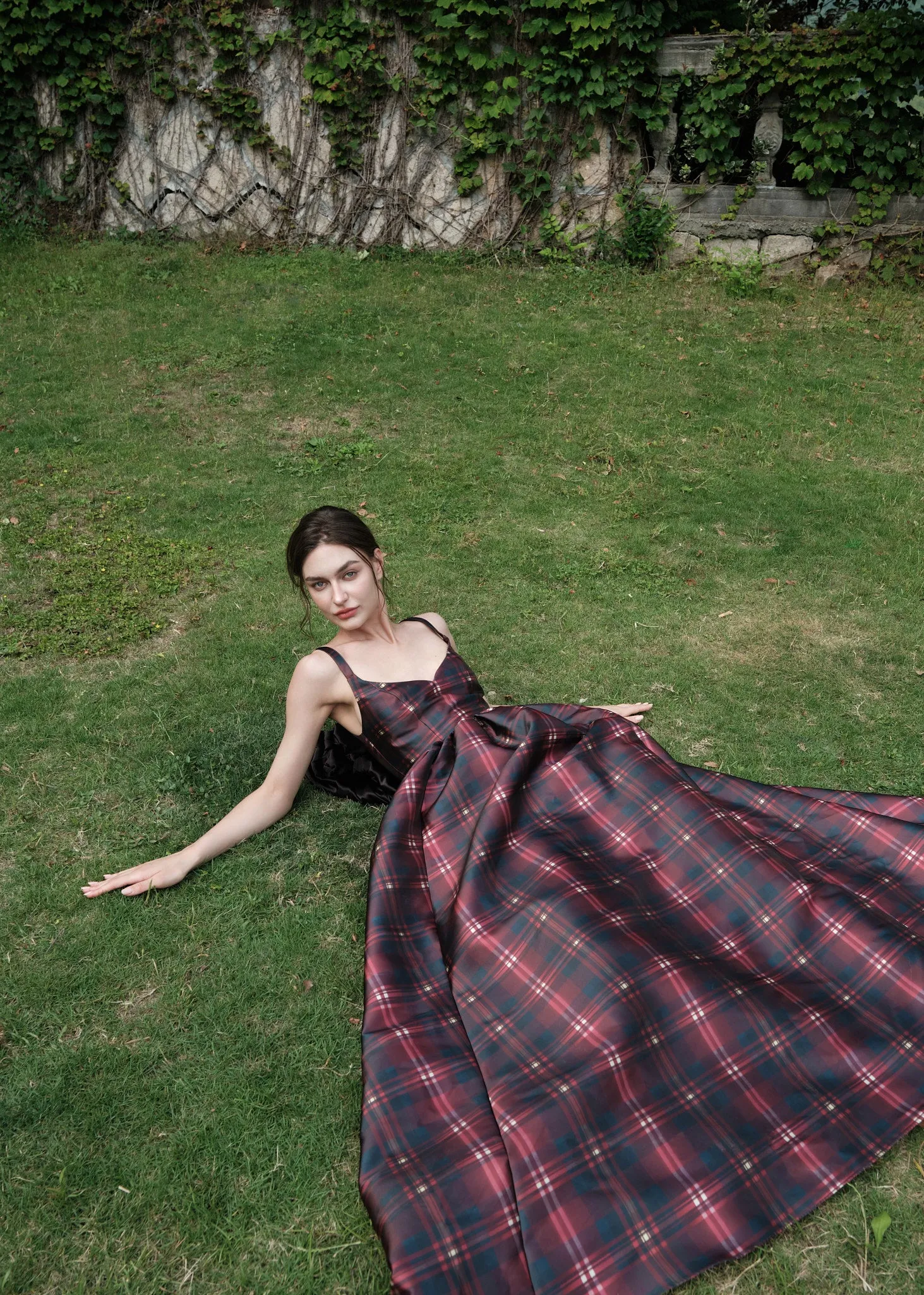 The Rue Cler Dress in Ruby Lacquer