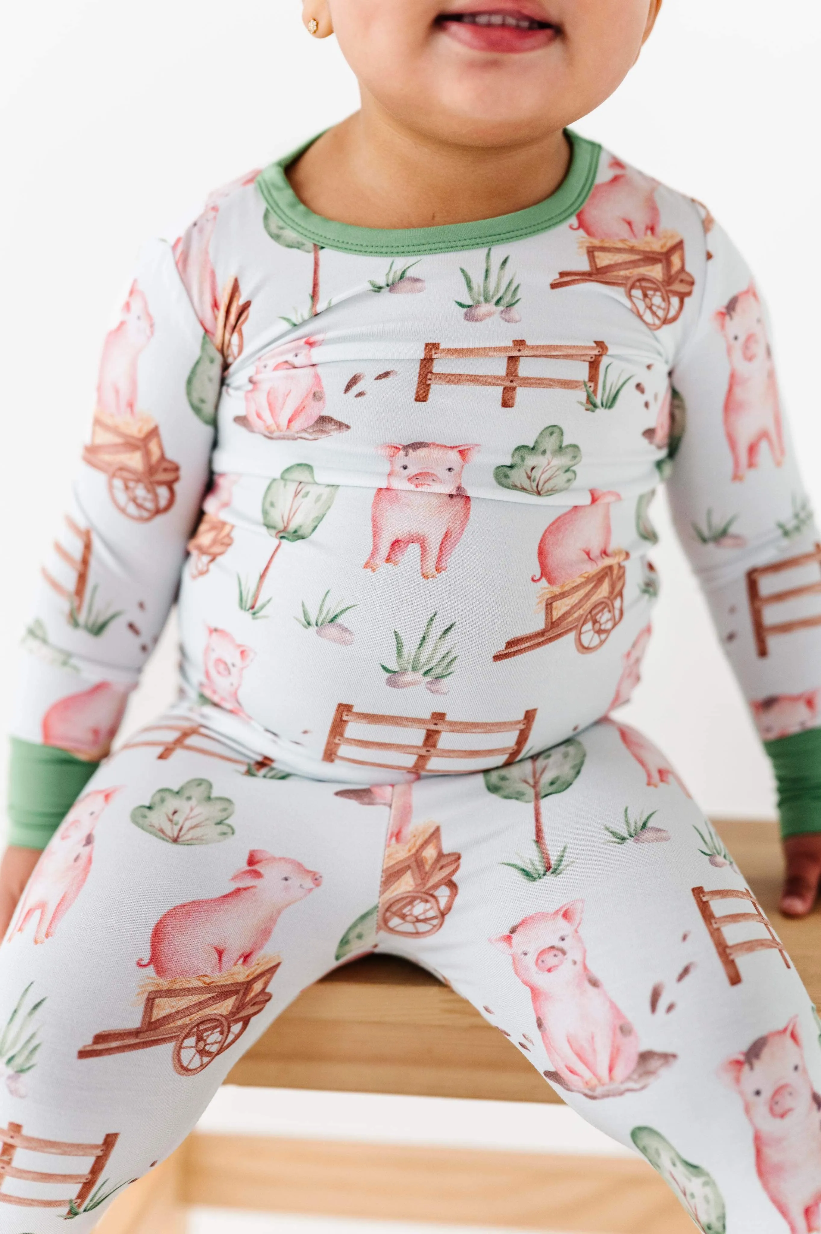 The Sleepy Sloth Piggies Oh So Hamsome Two Piece Jammies Pajamas