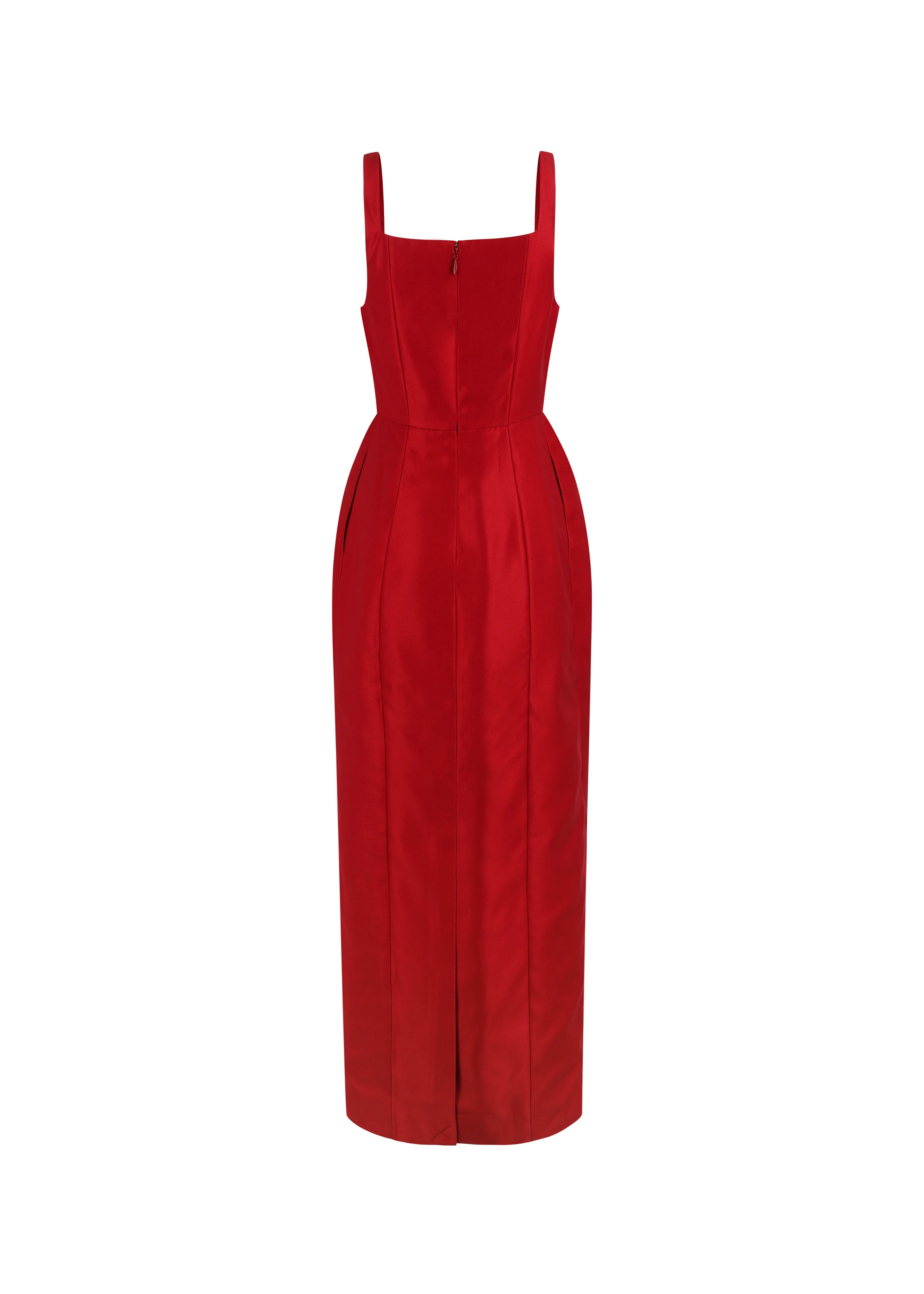 The Tulip Dress in Cabernet
