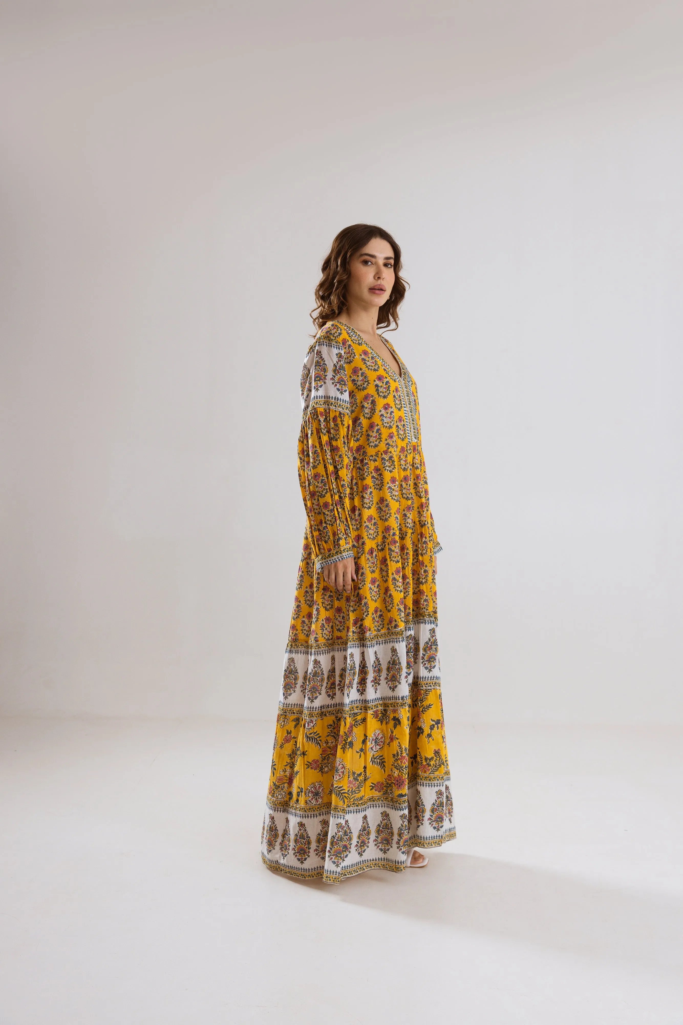 Tiara tier Ruffle Dress