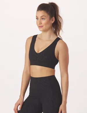Tide Bra: Black Zebra Gloss