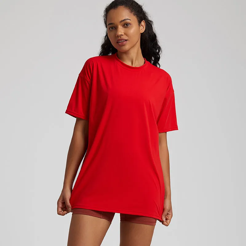 Tight Running Exercise T-shirt Workout Top
