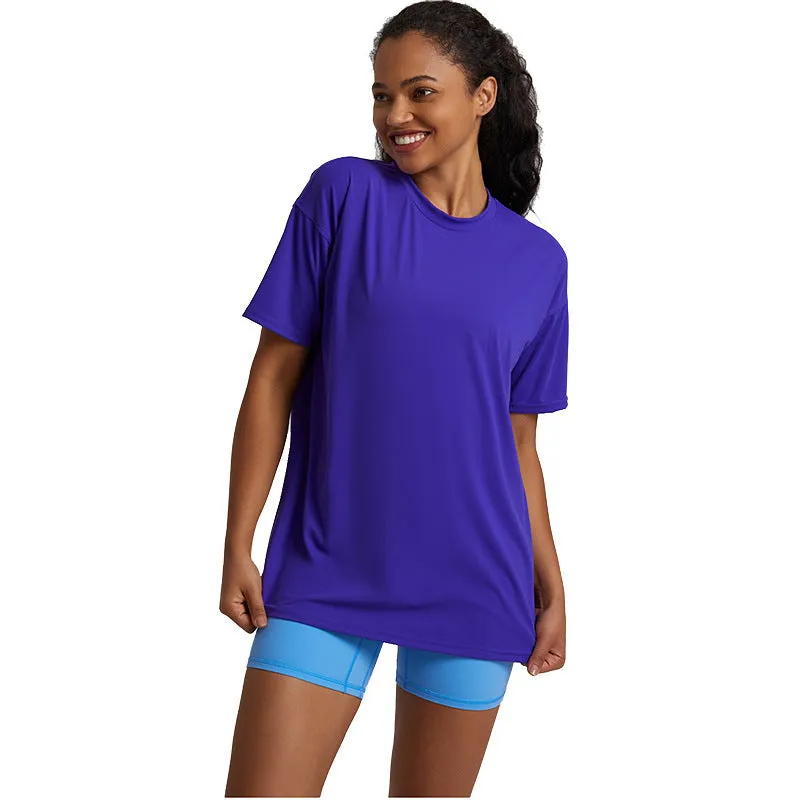 Tight Running Exercise T-shirt Workout Top