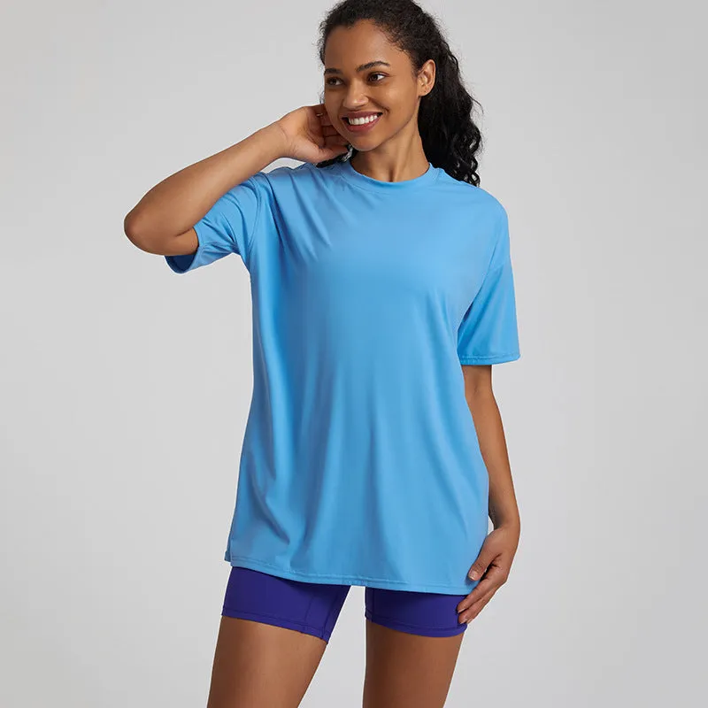 Tight Running Exercise T-shirt Workout Top