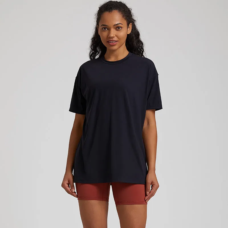 Tight Running Exercise T-shirt Workout Top
