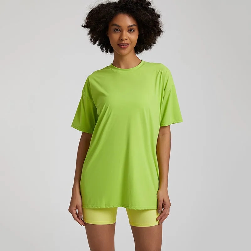 Tight Running Exercise T-shirt Workout Top