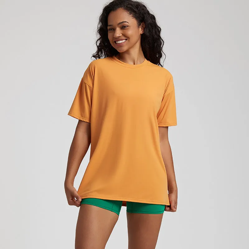 Tight Running Exercise T-shirt Workout Top