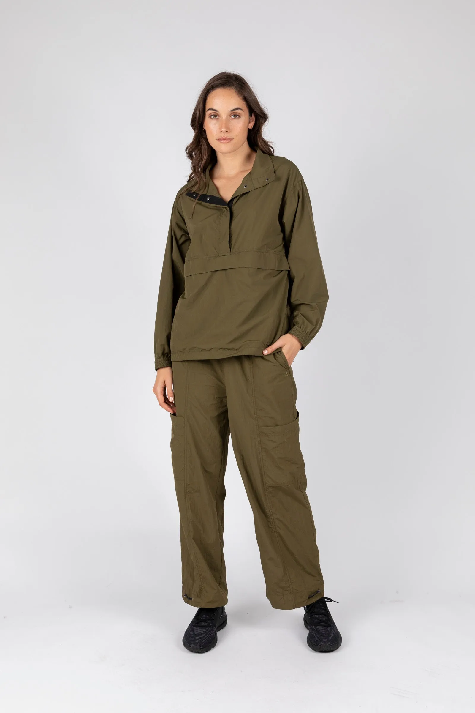 Track Jacket - Olive Grove