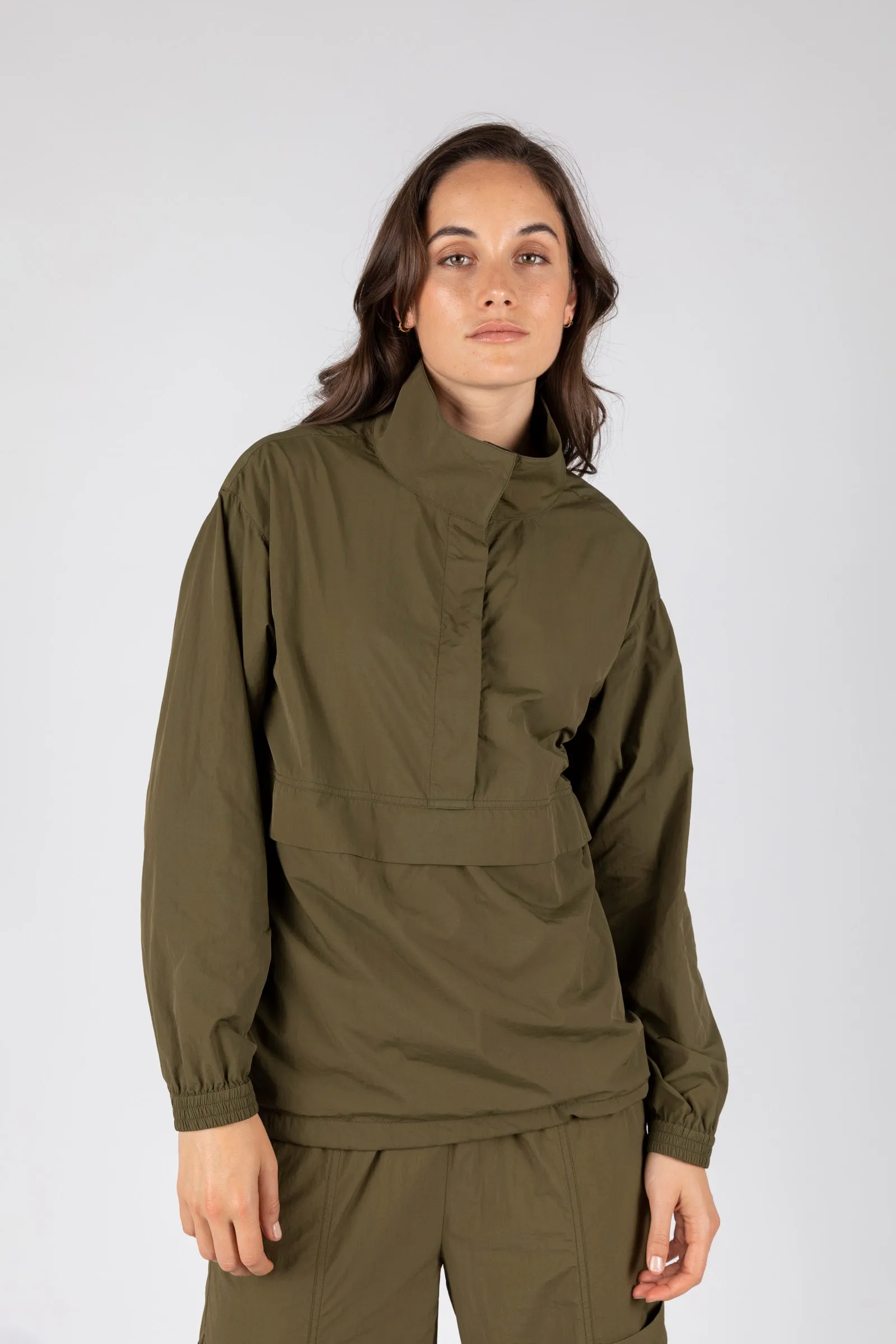 Track Jacket - Olive Grove