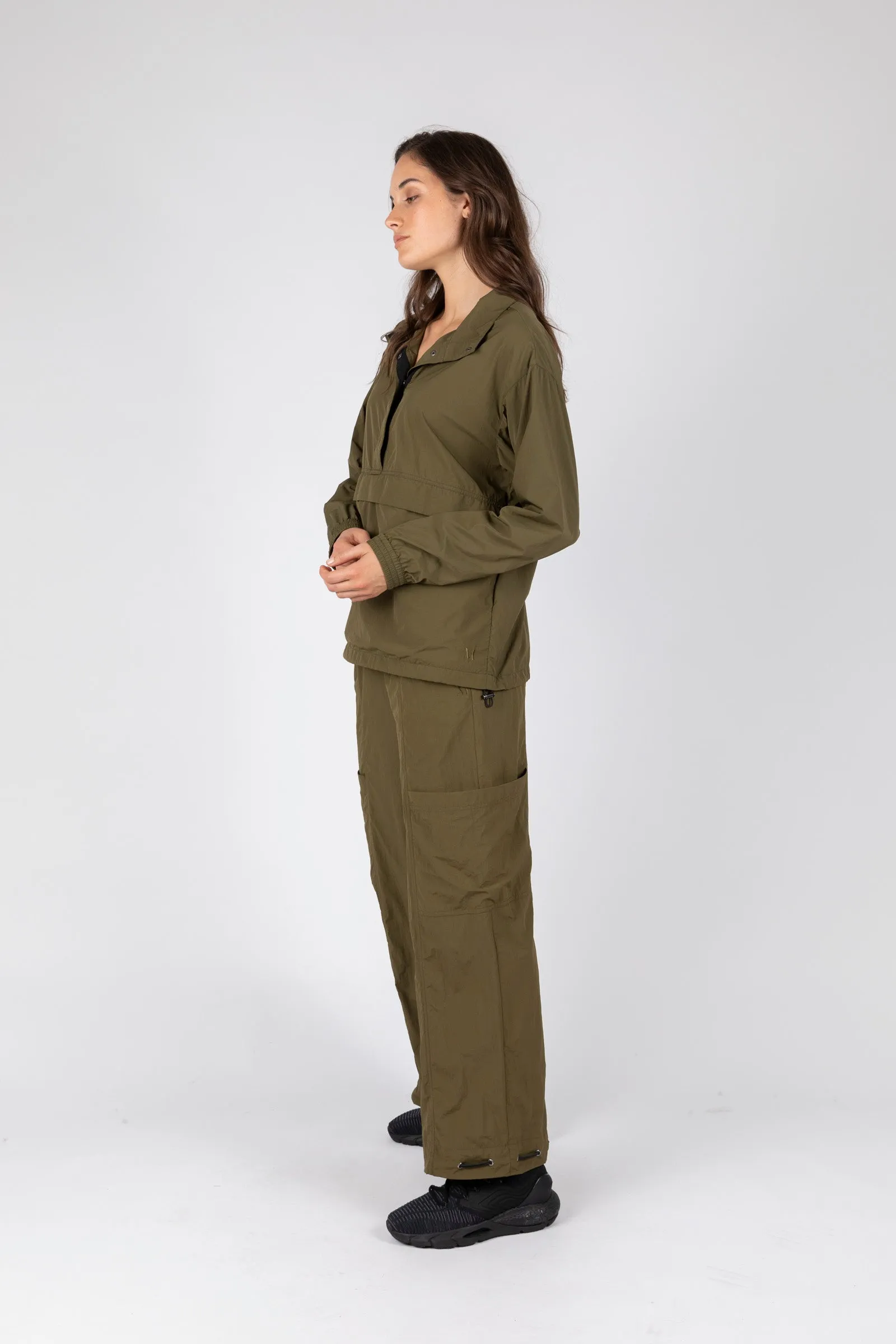 Track Jacket - Olive Grove
