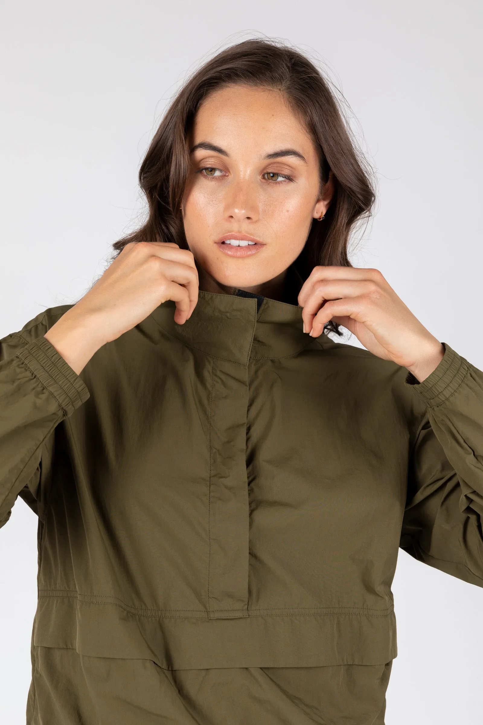 Track Jacket - Olive Grove