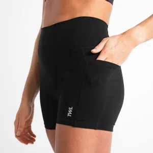 TWL - WOMEN'S REFINE SHORTS 4.5 INCH - BLACK
