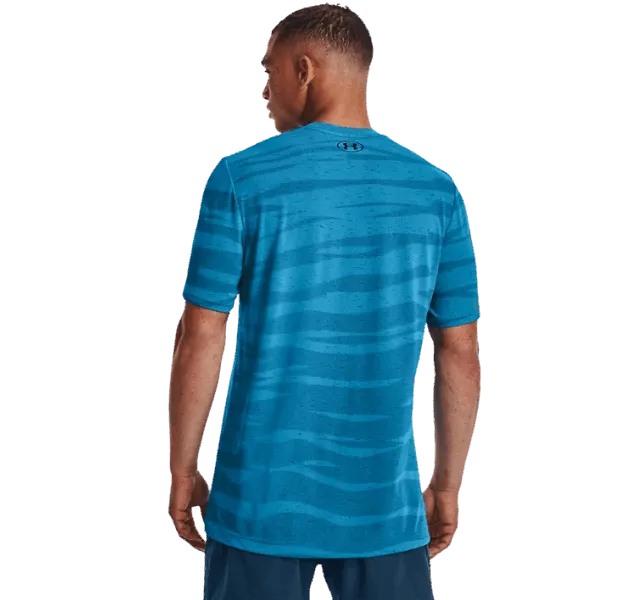 Under Armour Seamless Wave Short Sleeve T-Shirt - Blue