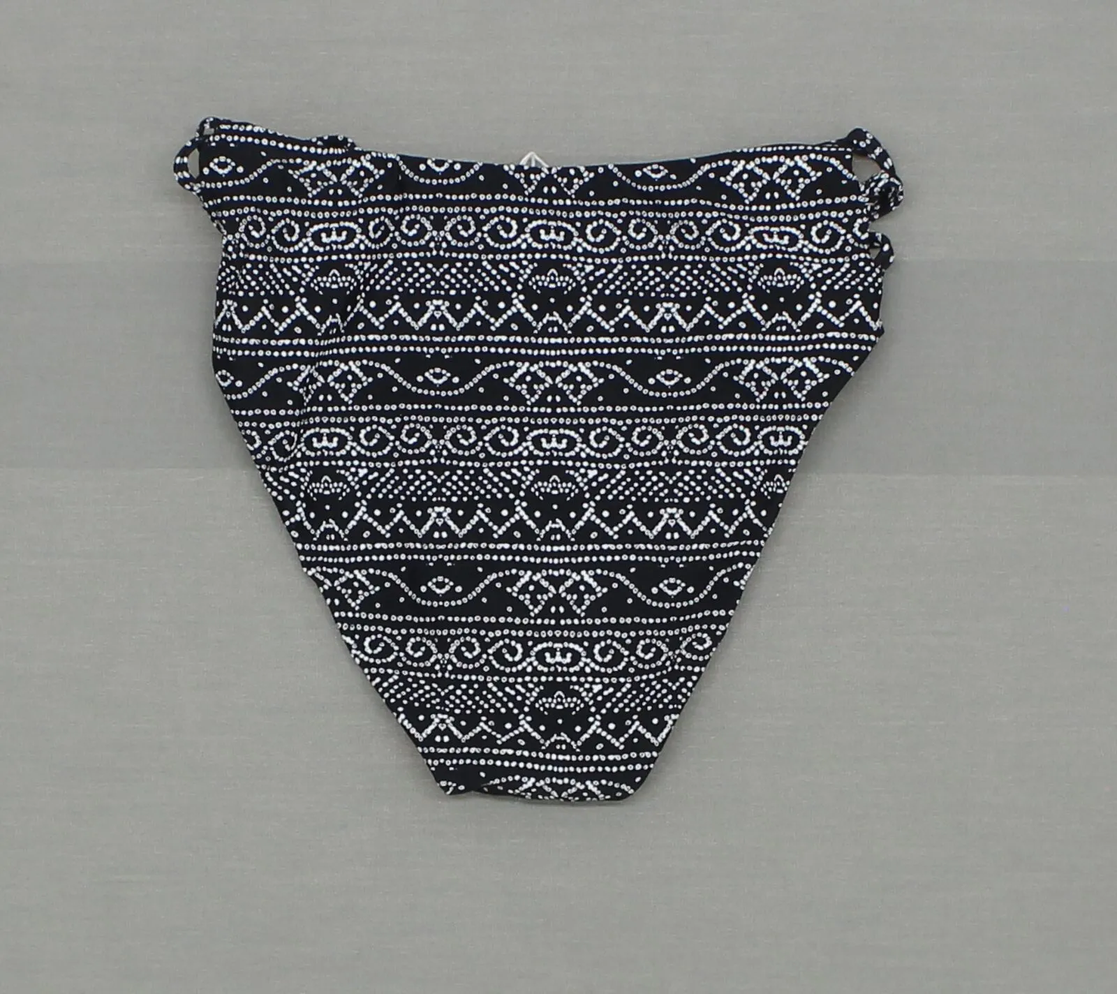 Vanilla Beach Women's Lace Up Cheeky High Waist Bottom Multi-Color Medium