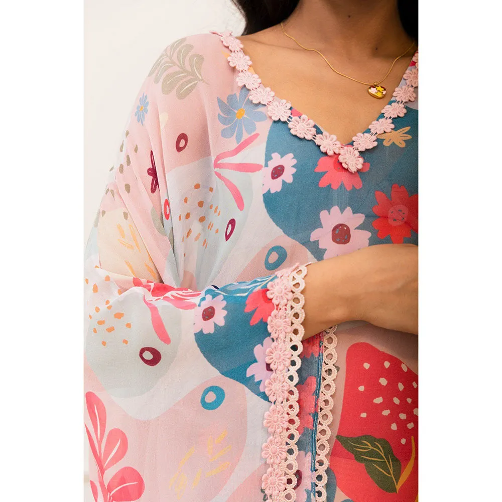 VARUN BAHL Amoeba Printed Long Kaftan