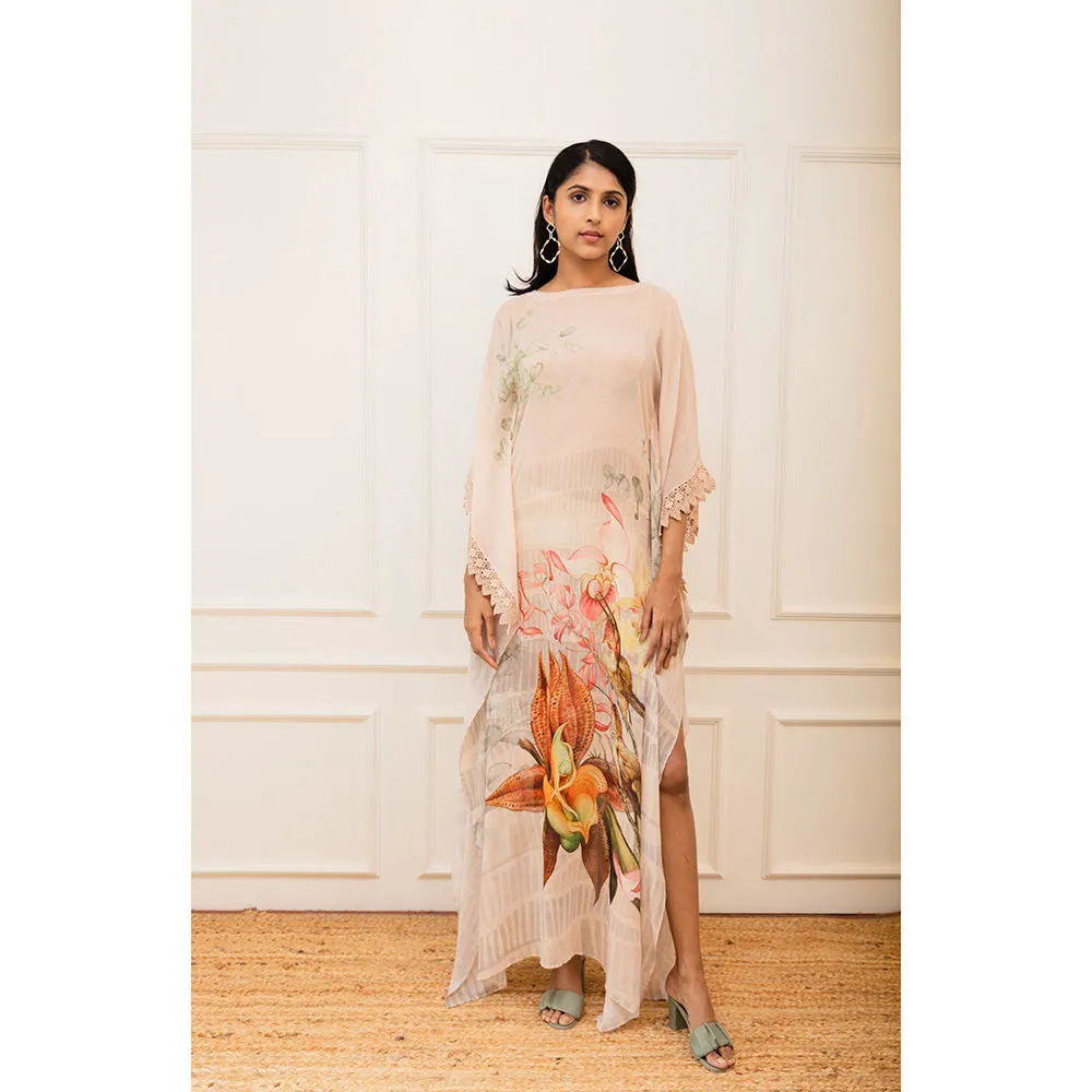 VARUN BAHL Botanical Printed Kaftan