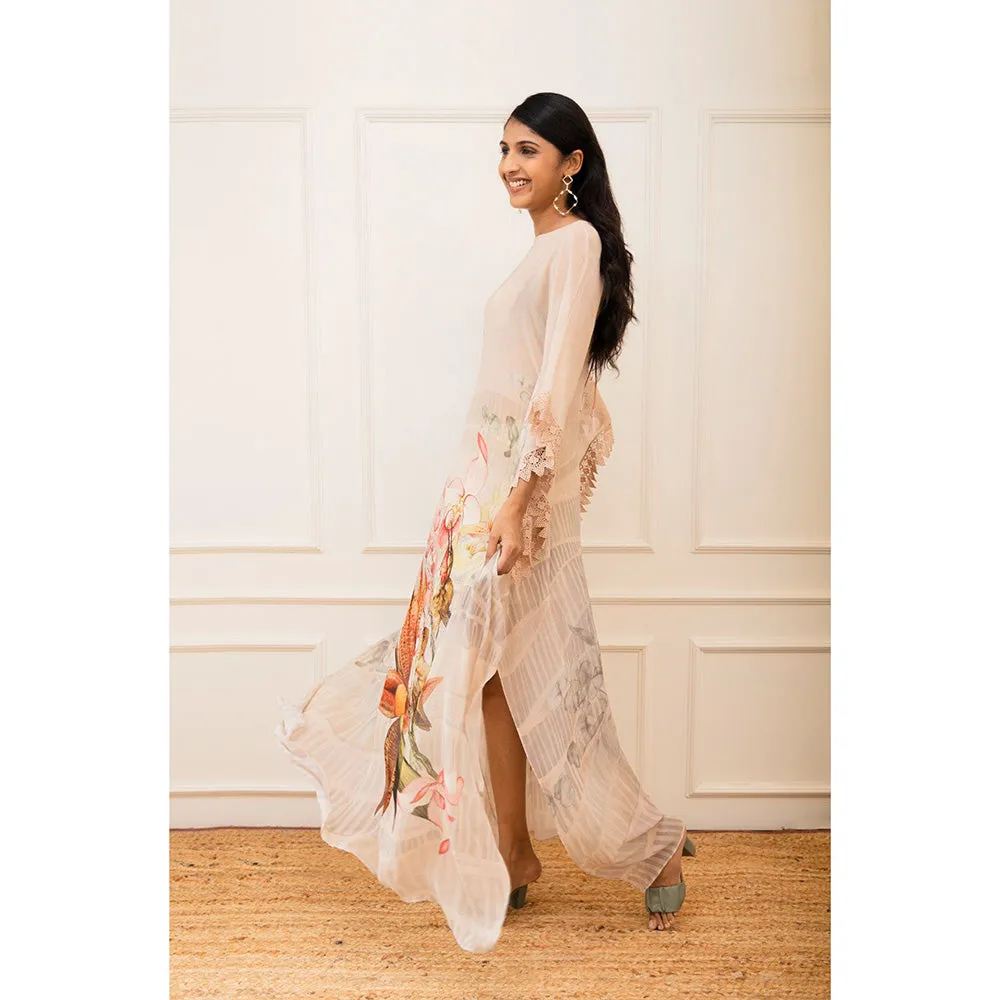 VARUN BAHL Botanical Printed Kaftan