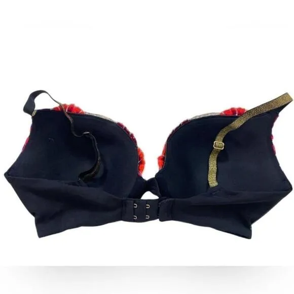 Victoria’s Secret - Plunge floral embroidered push up bra