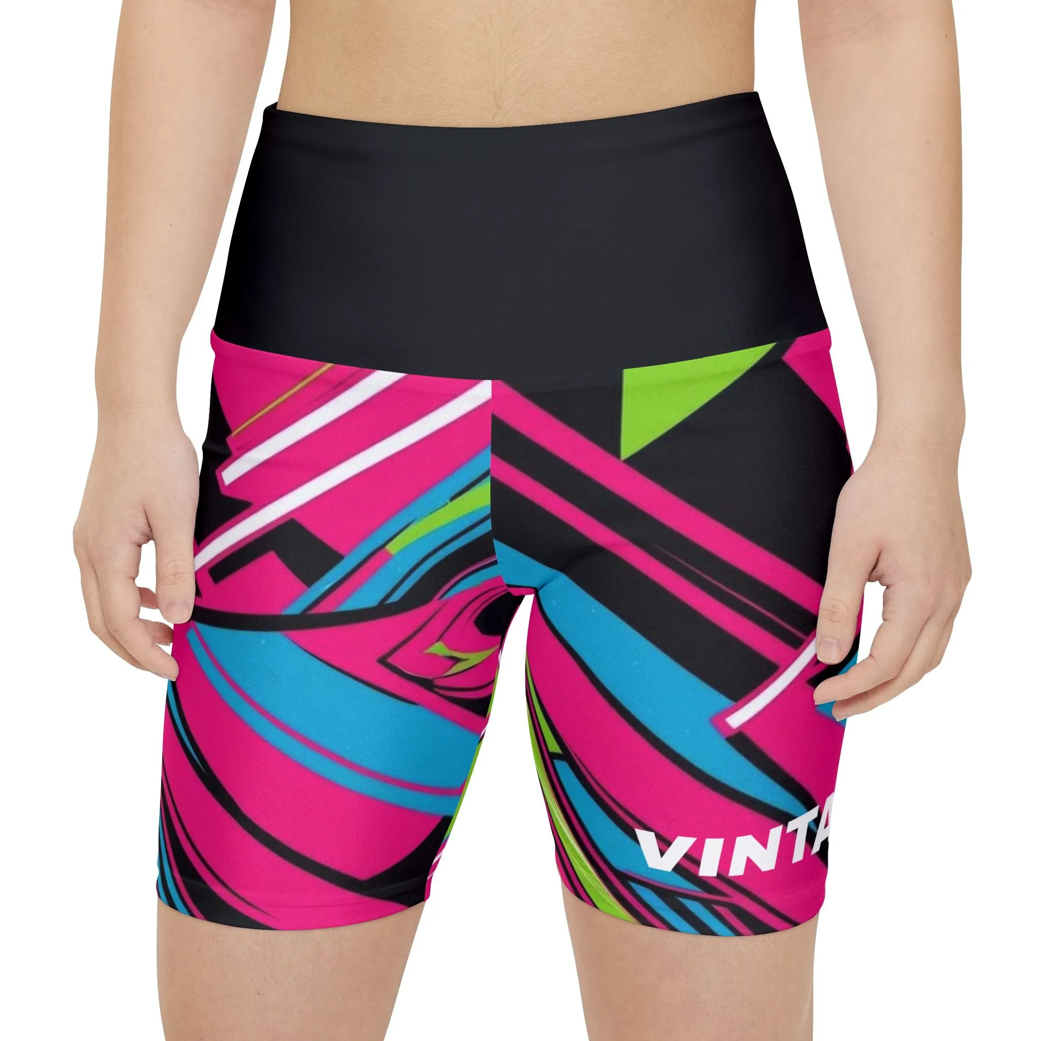 Vintage. Women's Biker Shorts - Graphic  Activewear