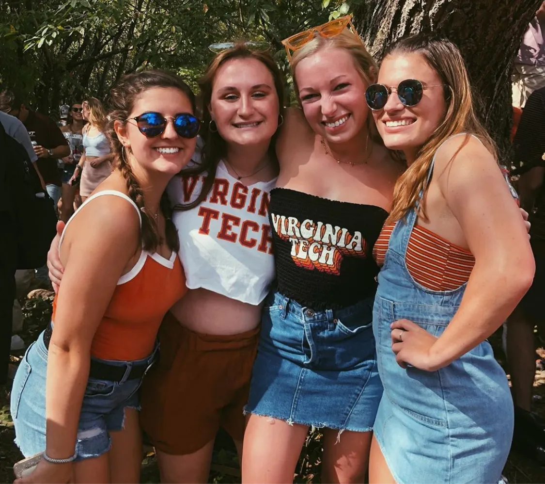 Virginia Tech Retro Tube Top