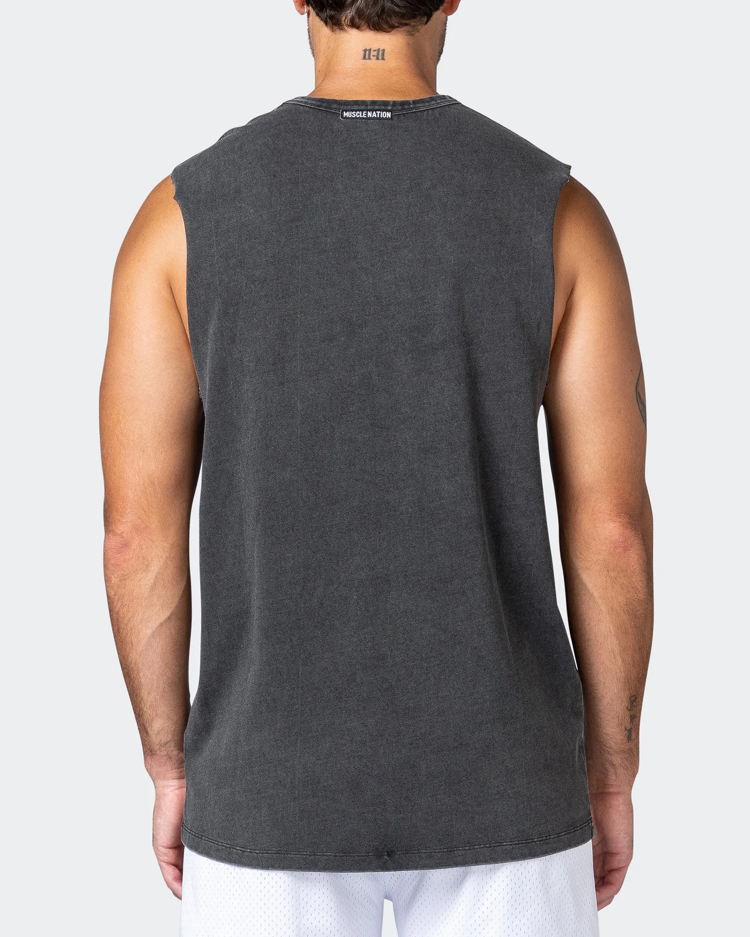 Vitalise Heavy Vintage Tank - Washed Black