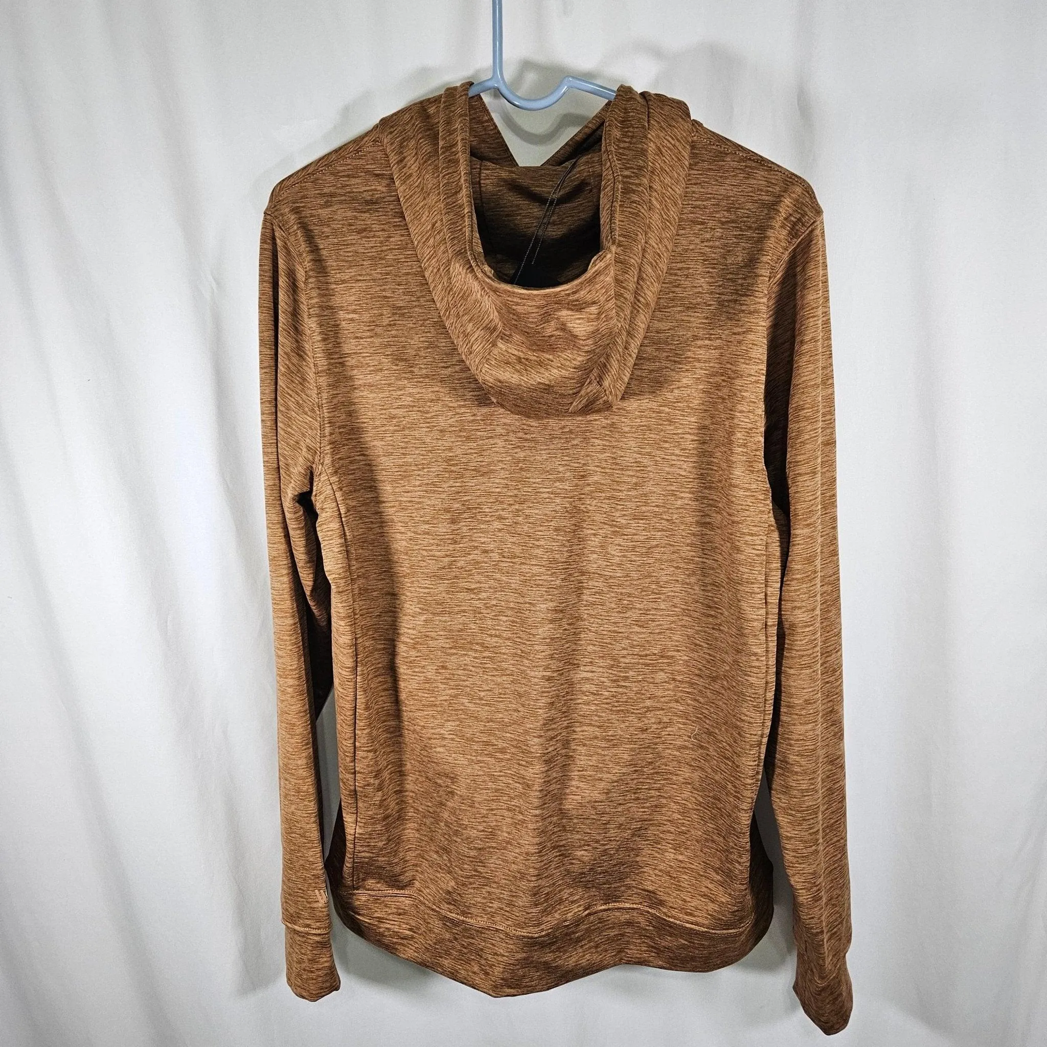 VRST Hoodie: Men's R & R Jersey Hoodie, Small, Tobacco Brown Heather
