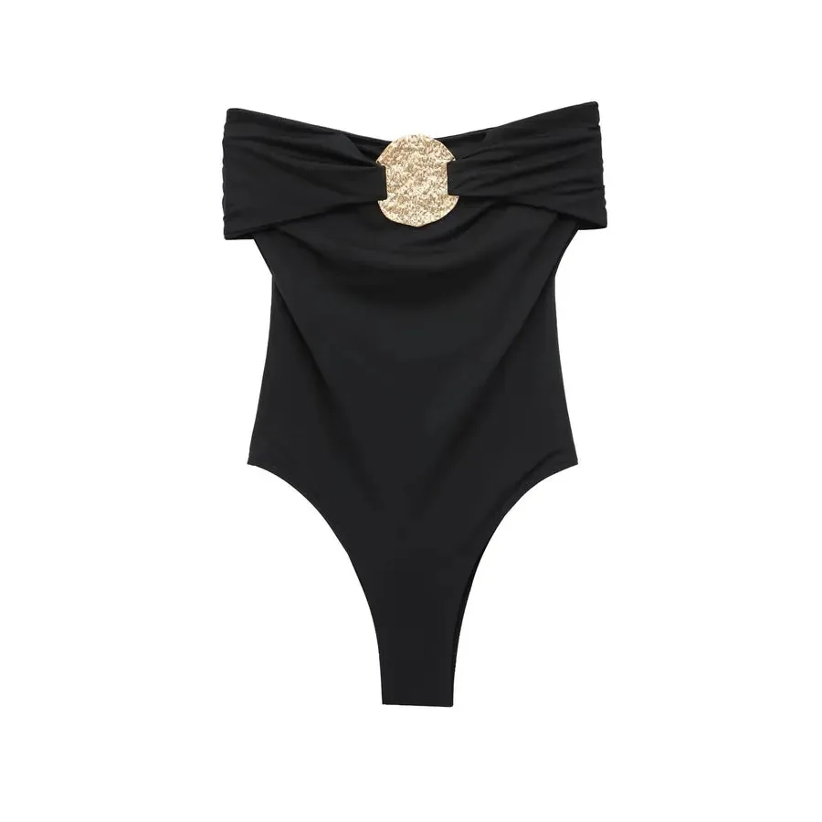 Wholesale Women's Casual Simple Style Streetwear Solid Color Sleeveless Bodysuits