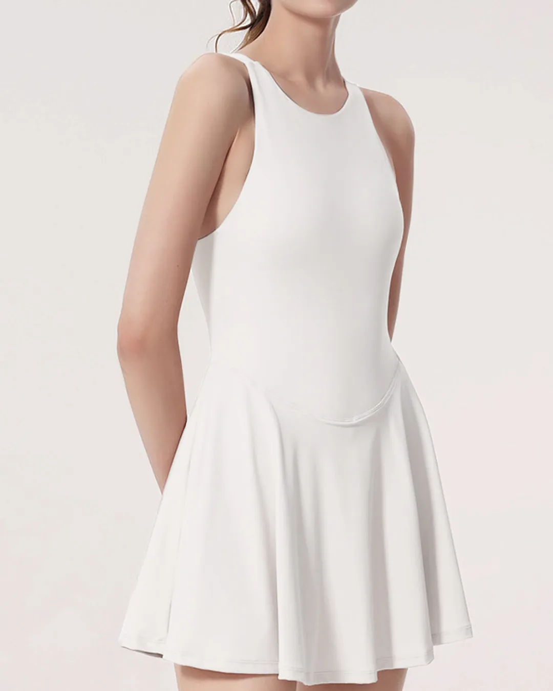 WILLOW FLOWY RACERBACK ACTIVE DRESS