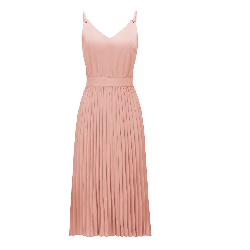 Women Fashion Sling V Neck Long Dress Droopy Big Hem Backless Sexy Party Prom Club Belt Back Zipper Elegant Female Dresses 2XL