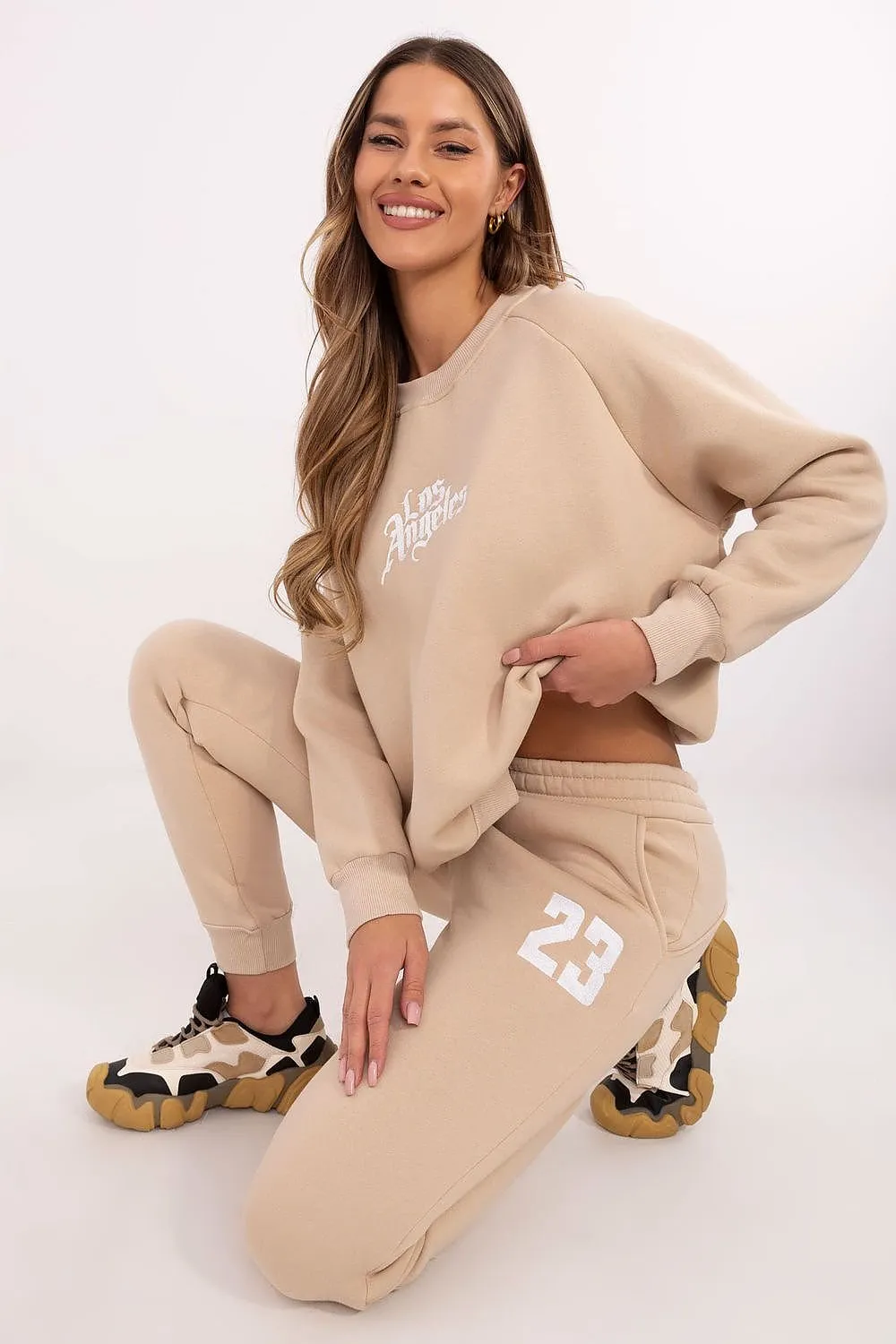 Women's casual style tracksuit set