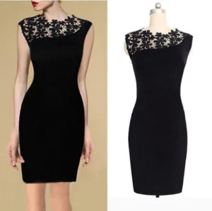 Women's Little Black BodyCon Dress