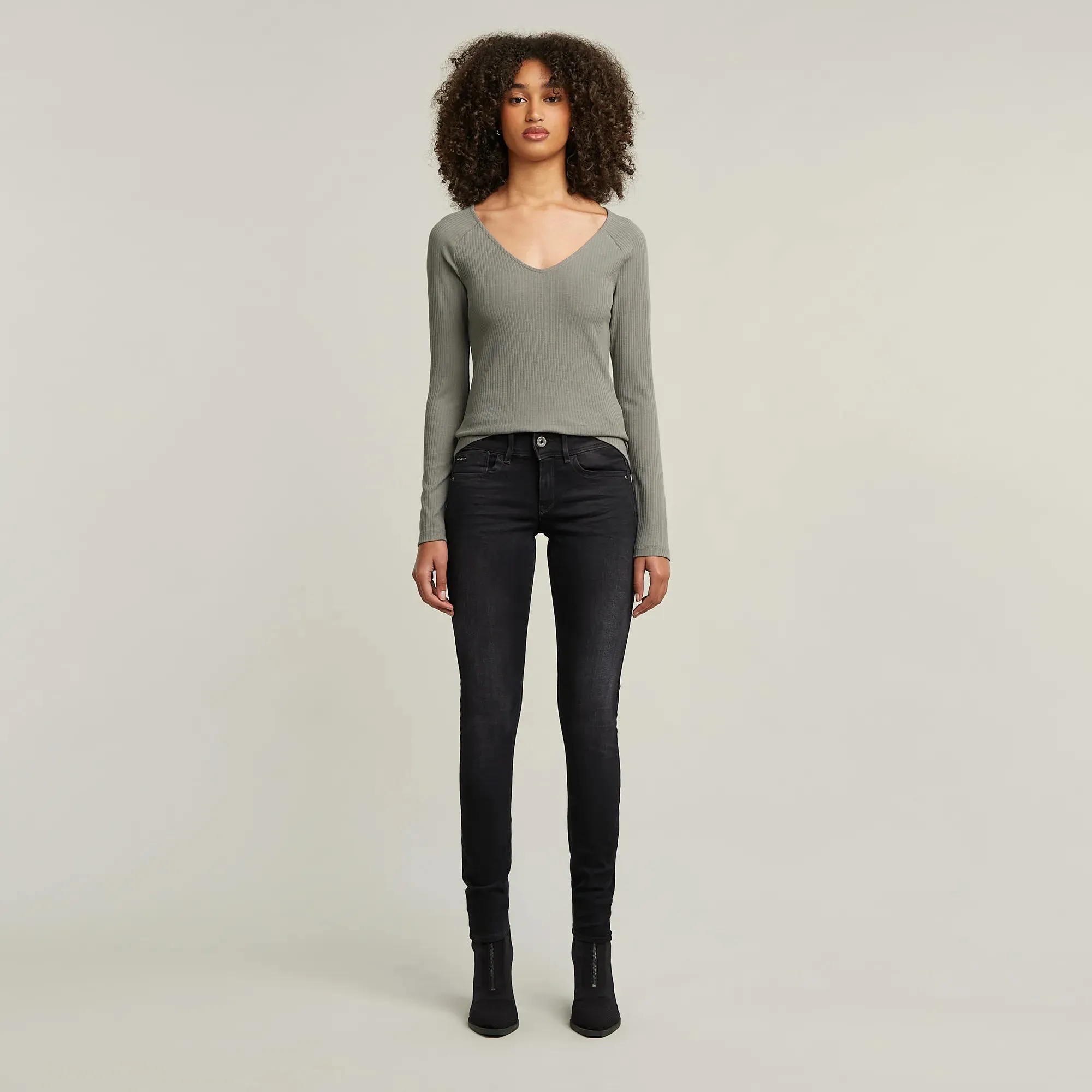 Women's Mid Lynn Skinny Denim Pant