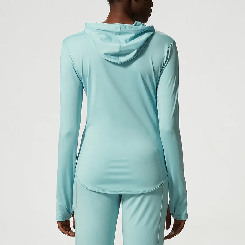 Women's Thin Sports Long-sleeved Workout Clothes Top
