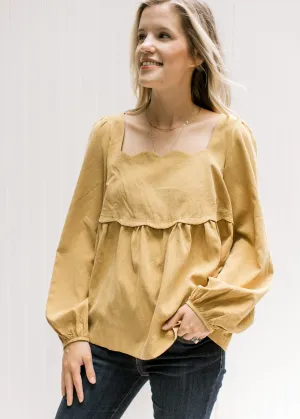 X Scallops of Gold Top
