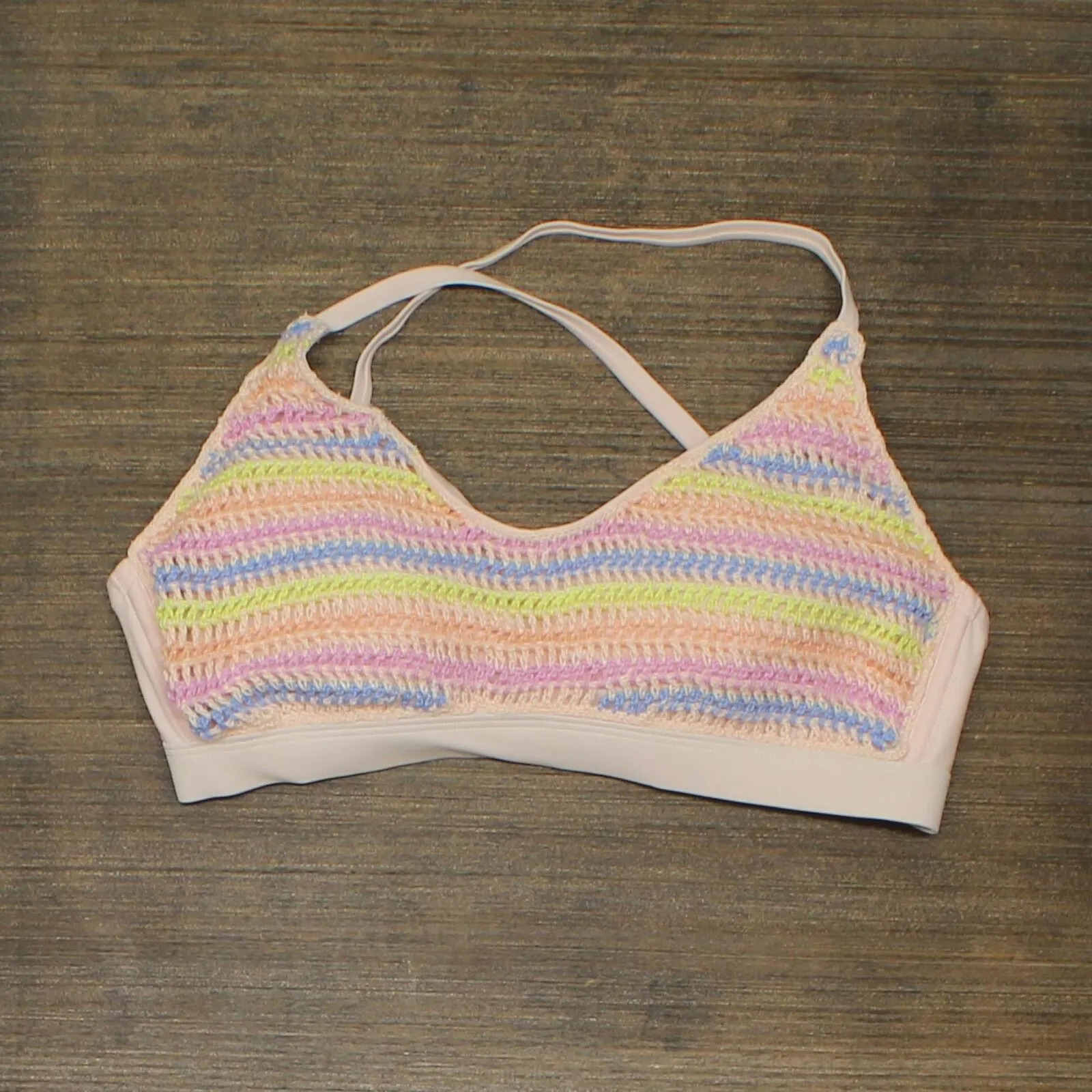 Xhilaration Juniors' Crochet Bralette Bikini Top 76561137