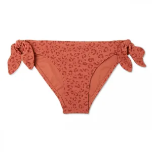 Xhilaration Women's Ribbed Texture Tie Side Cheeky Bikini Bottom