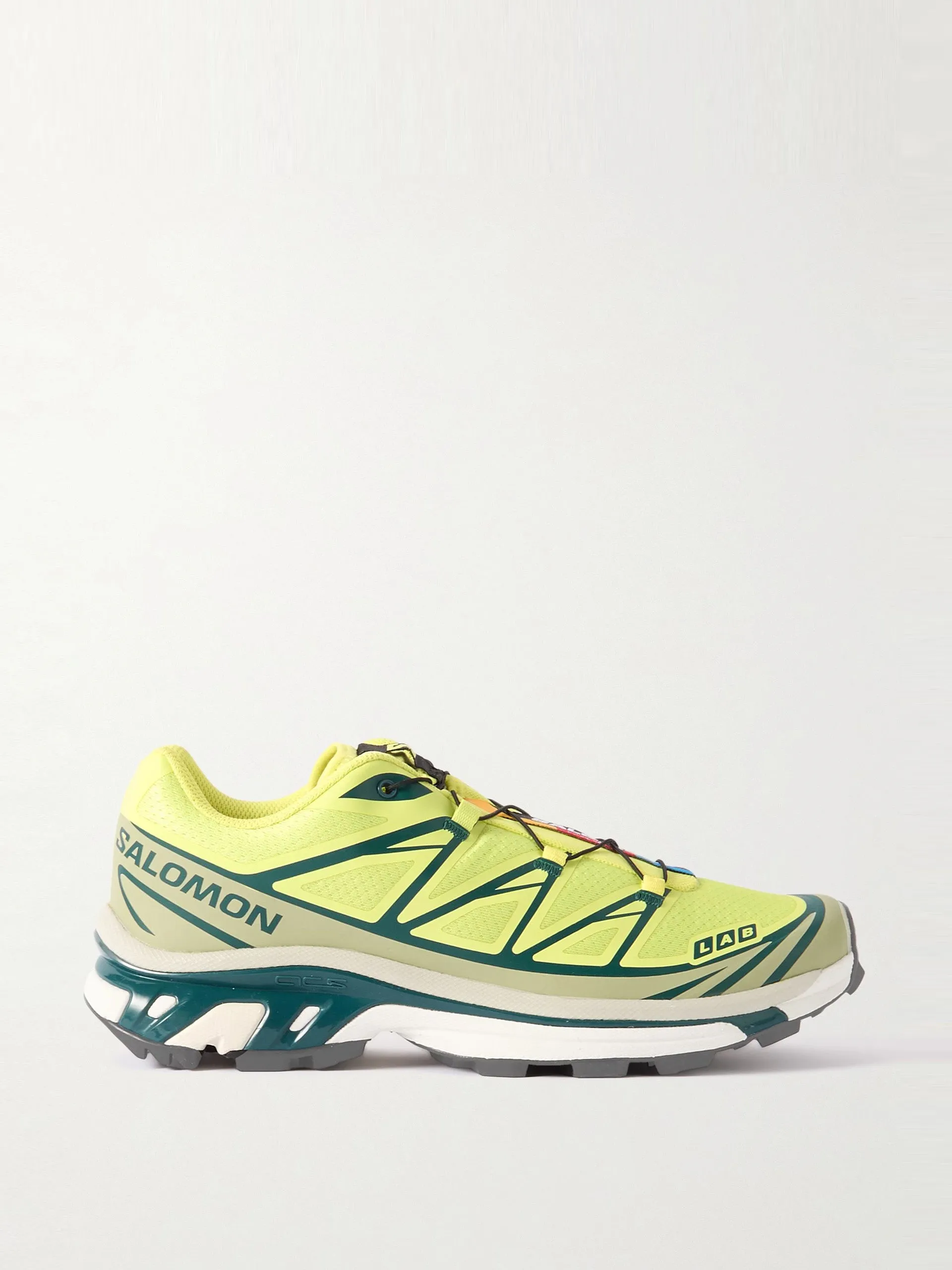 XT-6 mesh and rubber sneakers