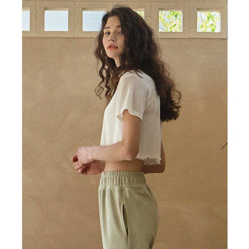 Yoga Clothes Short Sleeve Workout Top