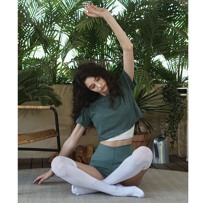 Yoga Clothes Short Sleeve Workout Top