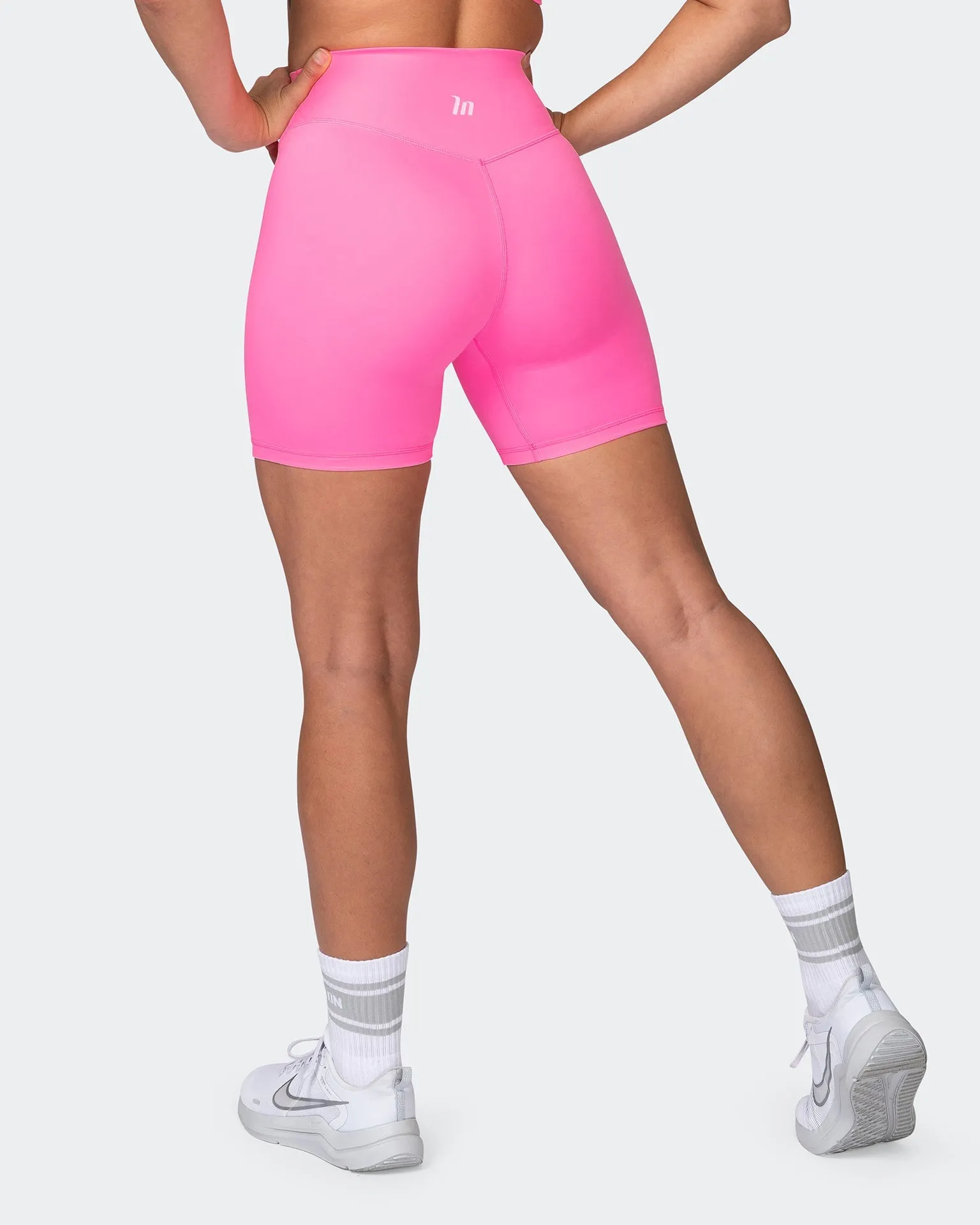 Zero Rise Everyday Bike Shorts - Shocking Pink