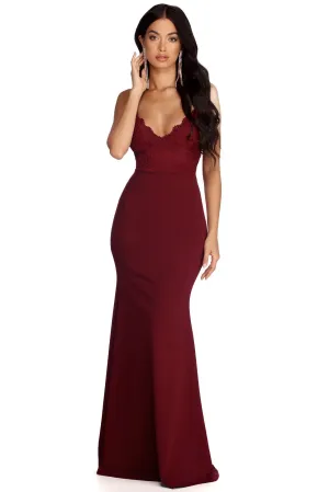 Zuri Formal Stylish Lace Mermaid Dress